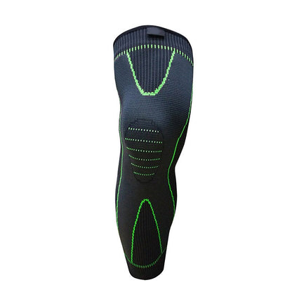1PCS Mumian S33 Classic Black And Green Knitted Thermal Lengthen Sports Kneecaps - GabyFit Goods