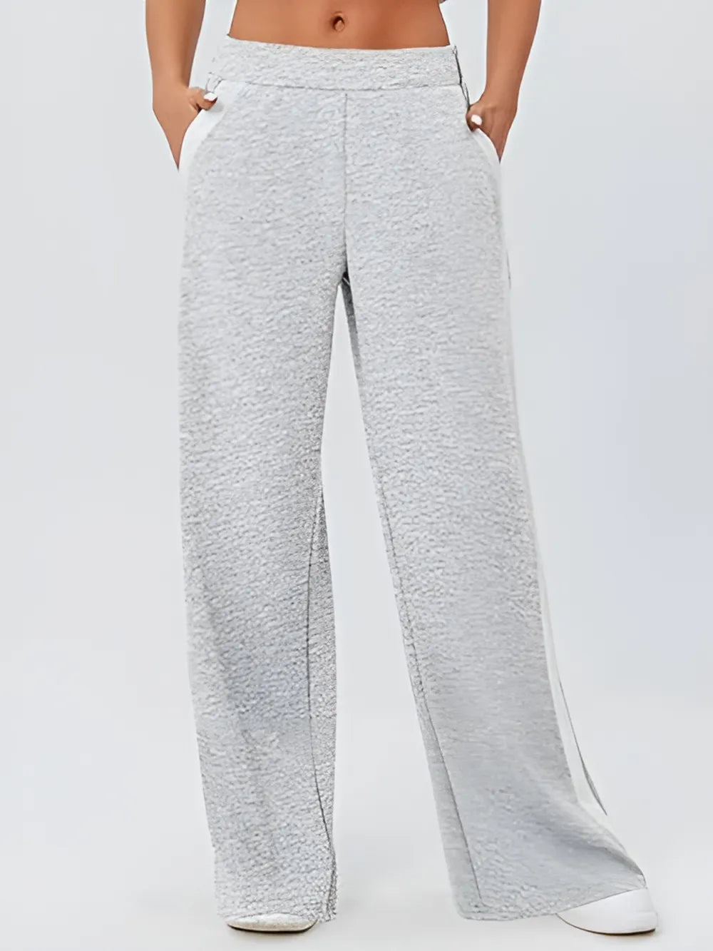 Yoga sweatpants high waisted workout loose casual pants with pockets
