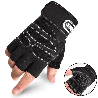 Weight-Lifting Half-Finger Gloves Men's Sports Fitness Equipment Outdoor Cycling Gloves