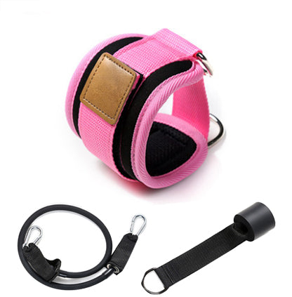 Resistance Bands with Ankle Straps Cuff with Cable for Attachment Booty Butt Thigh Leg Pulley Strap Lifting Fitness Exercise - GabyFit Goods