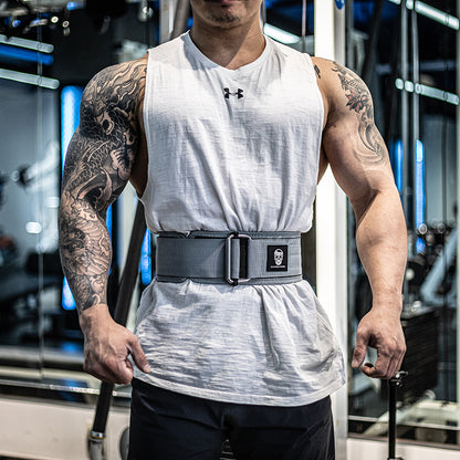 Fitness Waist Protection Squat Professional Adjustable Aerobic Support Velcro Strength Training Belt Hard Pull Weight Lifting - GabyFit Goods