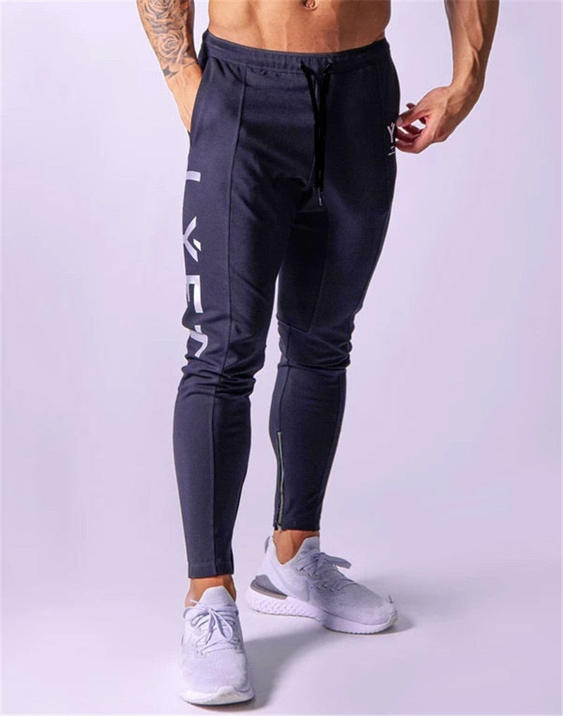 New Jogging Pants Men Sport Sweatpants Running Pants GYM Pants Men Joggers Cotton Trackpants Slim Fit Pants Bodybuilding Trouser - GabyFit Goods