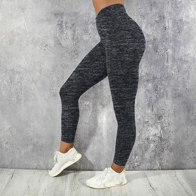 Women's High Waist High Elastic Side Pocket Multicolor Sports Running Fitness Yoga Leggings - GabyFit Goods