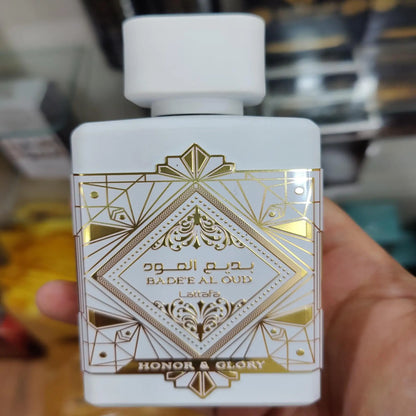 Badee Al Oud Honor and Glory Arabian Perfume Unisex 100ml 100% Original Lattafa Eau - GabyFit Goods