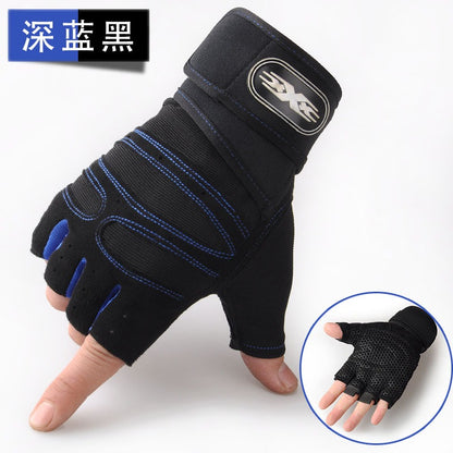 Weight-Lifting Half-Finger Gloves Men's Sports Fitness Equipment Outdoor Cycling Gloves