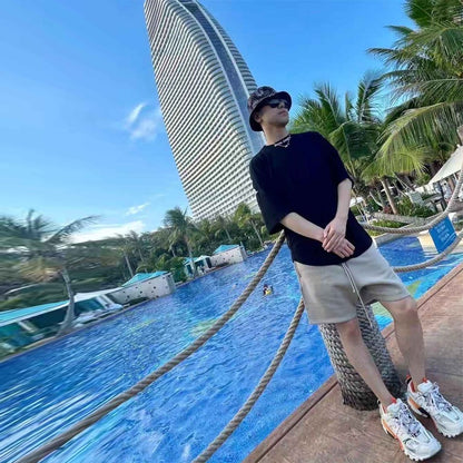 European and American Summer Loose Quarter Pants for Men and Womens Casual and Versatile Shorts - GabyFit Goods