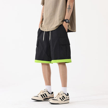 Sports Shorts Men Summer Pants Double-Sided Wear Work Pants
