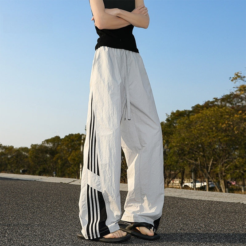 Straight breathable quick drying hip hop sports pants