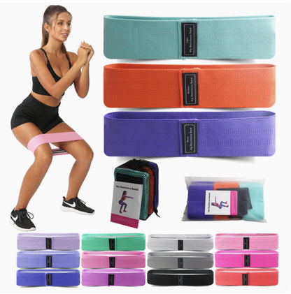 Body shaping squat hip circle yoga fitness tension belt resistance belt stretch belt - GabyFit Goods