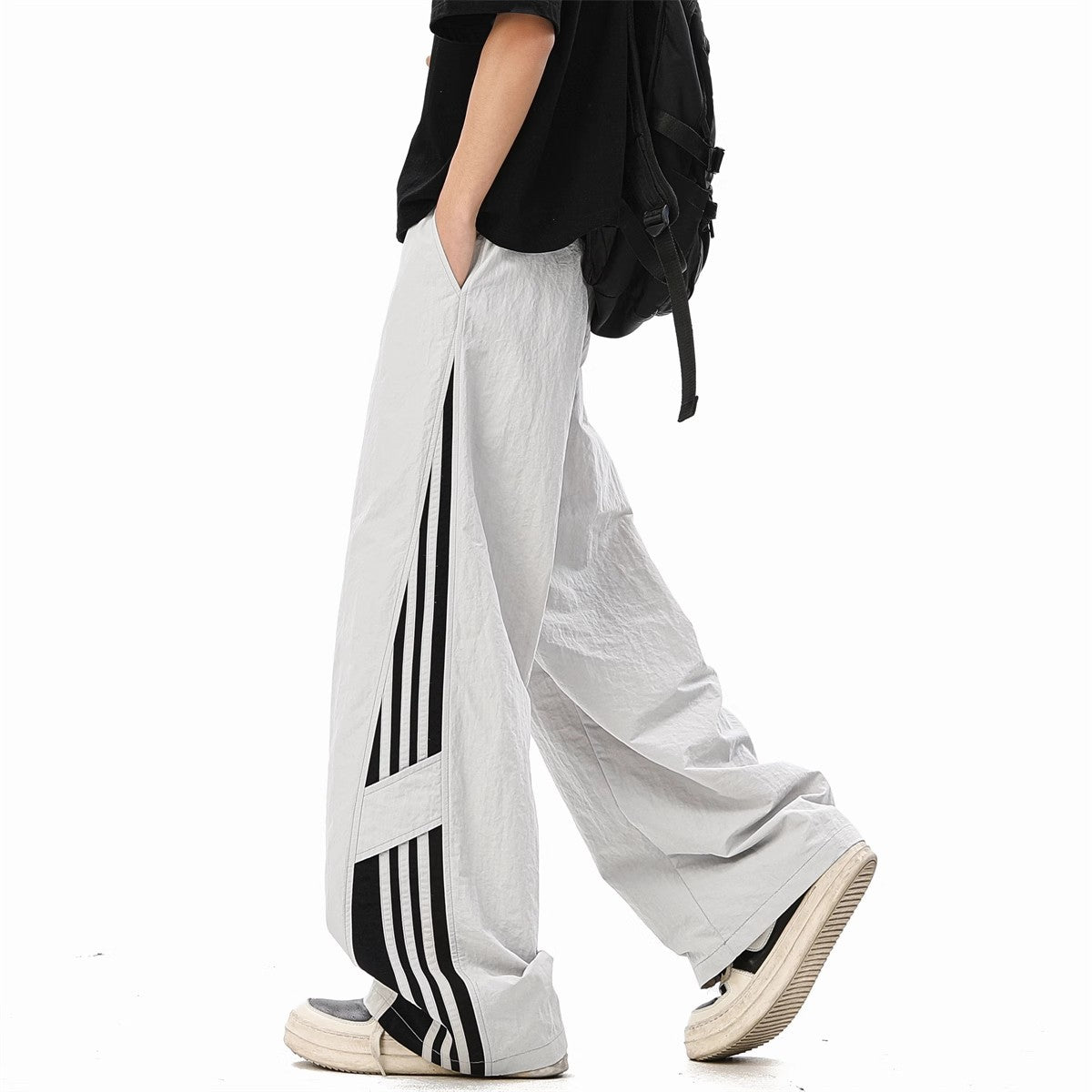 Summer thin cool sports loose wide leg pants