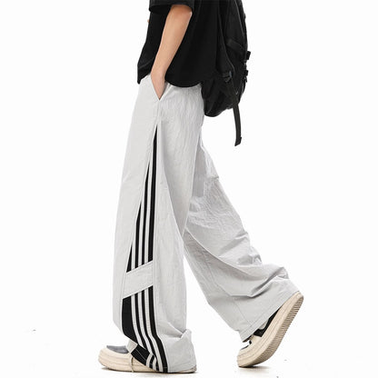 Summer thin cool sports loose wide leg pants