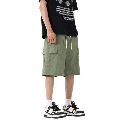 Sports Shorts Men Summer Pants Double-Sided Wear Work Pants