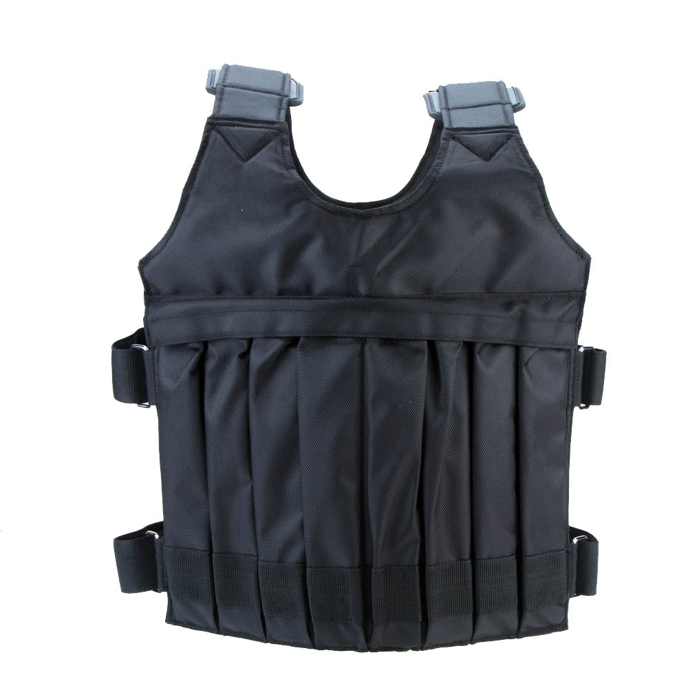 SUTEN 20kg/50kg Loading Weighted Vest For Boxing Training Workout Fitness Equipment Adjustable Waistcoat Jacket Sand Clothing - GabyFit Goods