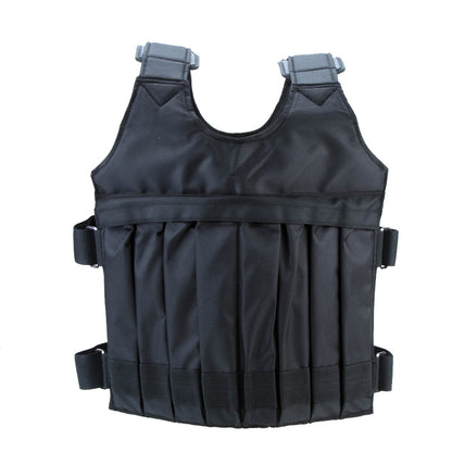 SUTEN 20kg/50kg Loading Weighted Vest For Boxing Training Workout Fitness Equipment Adjustable Waistcoat Jacket Sand Clothing - GabyFit Goods