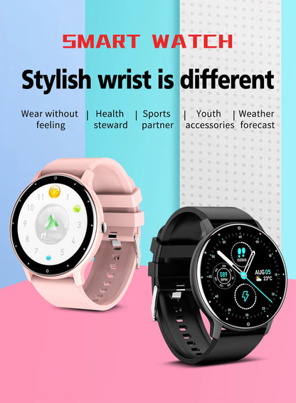 LIGE Smart band Watch Men Real-time Weather Forecast Activity Tracker Watches Sports Ladies Smart Watch Women For Xiaomi Watch - GabyFit Goods