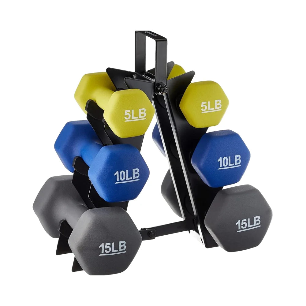 High Quality Customized 1kg 2kg 3kg 4kg Neoprene-Coated PVC Dumbbells Set for Gym Fitness Free Weights