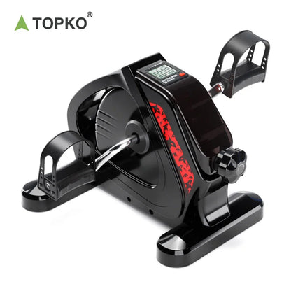 TOPKO US Warehouse Portable Under-Desk Elderly Fitness Exercise Bike Home Silent Exercise Mini Stepper
