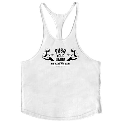 Muscleguys Brand Gym Clothing Bodybuilding Tank Top Men Fitness Stringer Singlets Man Cotton Sleeveless shirt Workout Undershirt