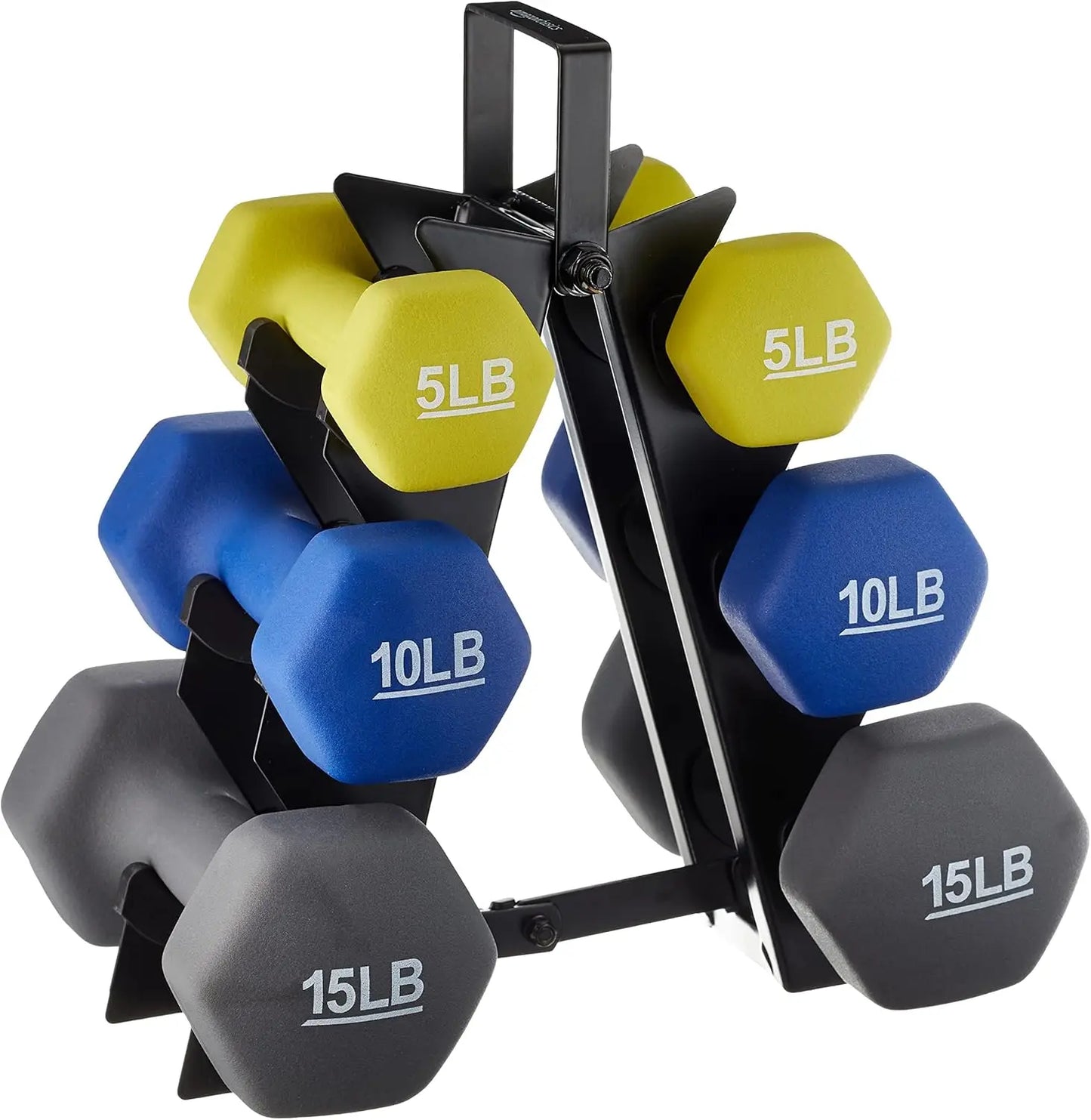 High Quality Customized 1kg 2kg 3kg 4kg Neoprene-Coated PVC Dumbbells Set for Gym Fitness Free Weights