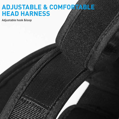 Head Neck Training Head Harness Body Strengh Exercise Strap Adjustable Neck Power Training Gym Fitness Weight Bearing cap - GabyFit Goods