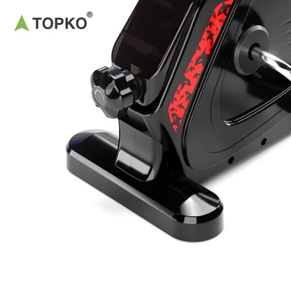 TOPKO US Warehouse Portable Under-Desk Elderly Fitness Exercise Bike Home Silent Exercise Mini Stepper