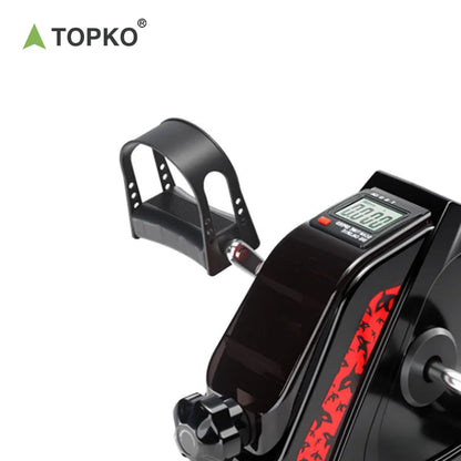 TOPKO US Warehouse Portable Under-Desk Elderly Fitness Exercise Bike Home Silent Exercise Mini Stepper