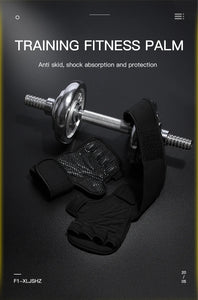 1Pair Hand Grips Gymnastics Gloves Grips Silicone Anti-Skid Gym Fitness Gloves Weight Lifting Grip Gym Crossfit Trainining