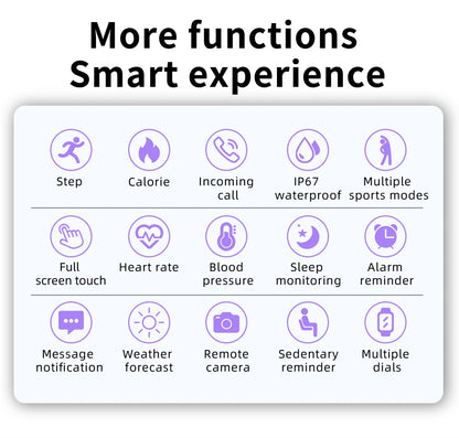 LIGE Smart band Watch Men Real-time Weather Forecast Activity Tracker Watches Sports Ladies Smart Watch Women For Xiaomi Watch - GabyFit Goods