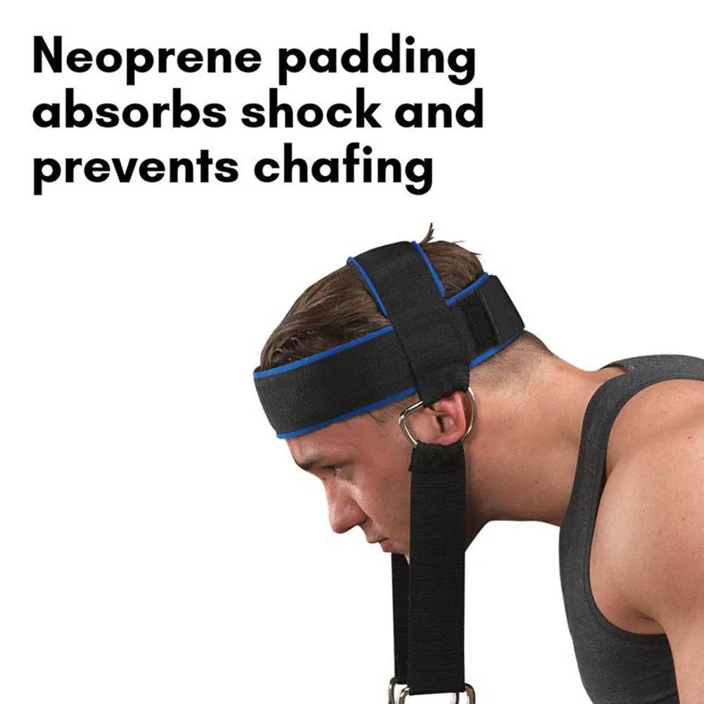 Head Neck Training Head Harness Body Strengh Exercise Strap Adjustable Neck Power Training Gym Fitness Weight Bearing cap - GabyFit Goods