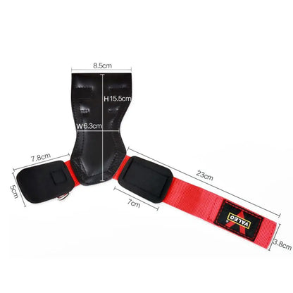 Cowhide Weight Lifting Sports Gloves Wrap Dumbbell Barbell Fitness Gym Gloves Musculation Wrist Strap Powerlifting Gym Equipment - GabyFit Goods