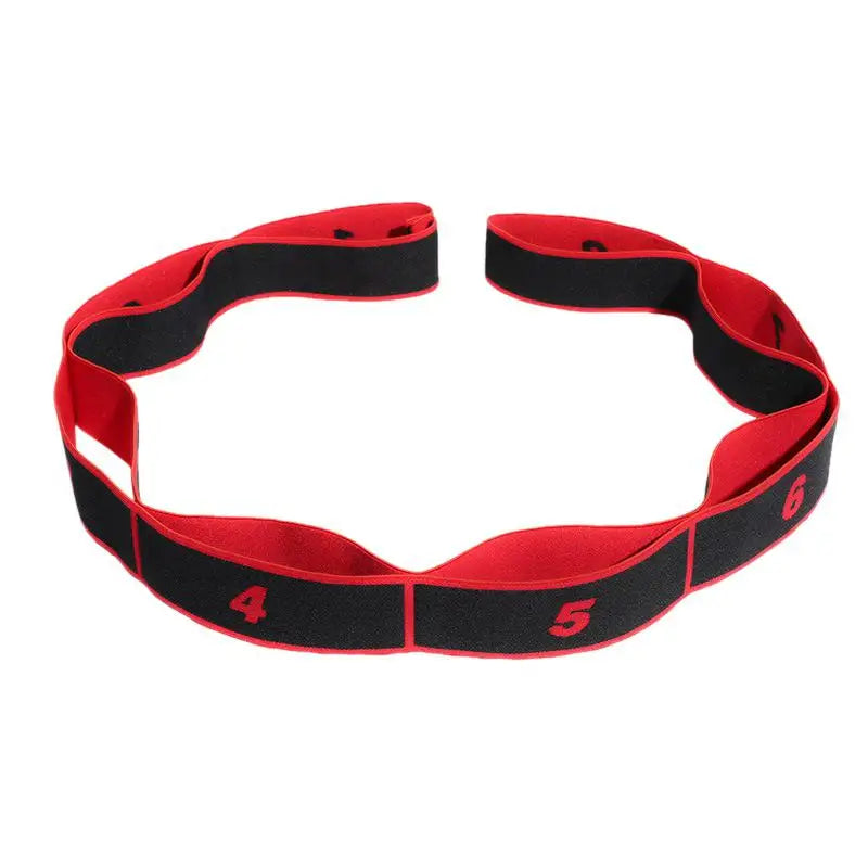 Yoga Pull Strap Belt Polyester Latex Elastic Latin Dance Stretching Band Loop Yoga Pilates GYM Fitness Exercise Resistance Bands - GabyFit Goods