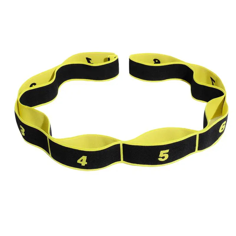 Yoga Pull Strap Belt Polyester Latex Elastic Latin Dance Stretching Band Loop Yoga Pilates GYM Fitness Exercise Resistance Bands - GabyFit Goods