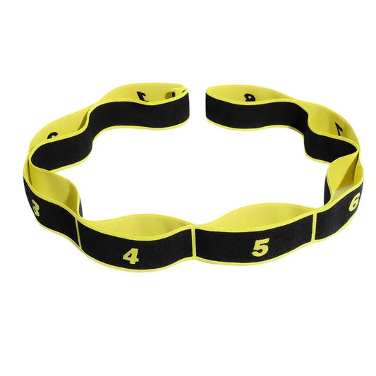 Yoga Pull Strap Belt Polyester Latex Elastic Latin Dance Stretching Band Loop Yoga Pilates GYM Fitness Exercise Resistance Bands - GabyFit Goods