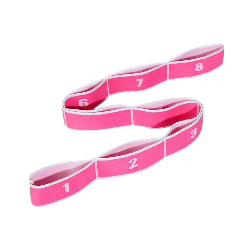 Yoga Pull Strap Belt Polyester Latex Elastic Latin Dance Stretching Band Loop Yoga Pilates GYM Fitness Exercise Resistance Bands - GabyFit Goods