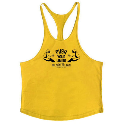 Muscleguys Brand Gym Clothing Bodybuilding Tank Top Men Fitness Stringer Singlets Man Cotton Sleeveless shirt Workout Undershirt