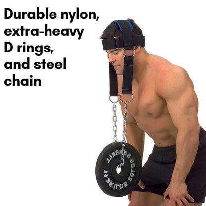 Head Neck Training Head Harness Body Strengh Exercise Strap Adjustable Neck Power Training Gym Fitness Weight Bearing cap - GabyFit Goods