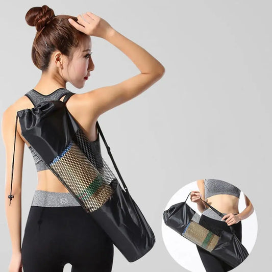 Gym Mat Yoga Sport for Gym At Home for Exercises Stretch Abs Meditation Mat Pilates Exercise Yoga Mat Bag - GabyFit Goods