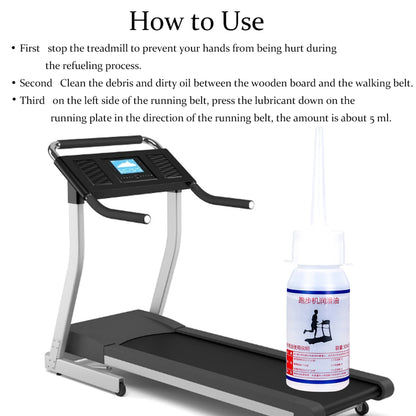 Running Machine Lubricant Gym Fast Efficient Treadmill Silicone Oil Silicone Oil Maintenance Tool Portable Gym Equipment - GabyFit Goods