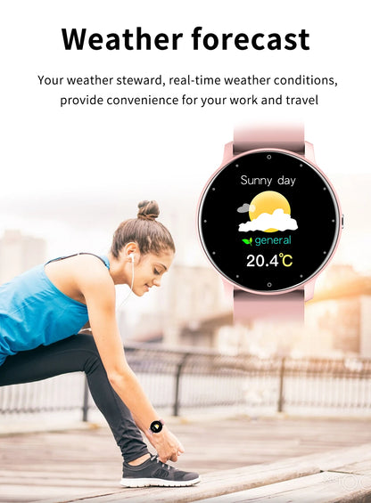 LIGE Smart band Watch Men Real-time Weather Forecast Activity Tracker Watches Sports Ladies Smart Watch Women For Xiaomi Watch - GabyFit Goods