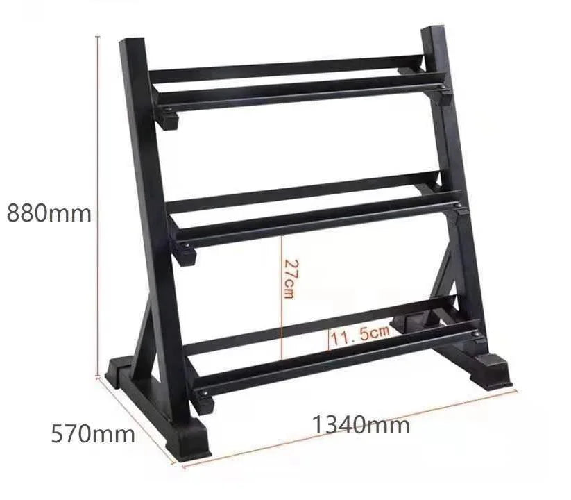 Gym Fitness Sets Free Weight Hex Dumbbell Set with Rack for Sale