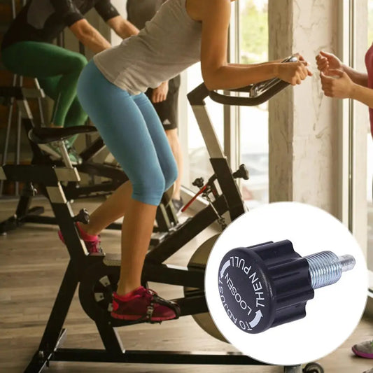 Gym Bike Spring Knob Screw Stainless Steel Spinning Bike Pull Pin Screw Replacement Parts Gym Supplies - GabyFit Goods