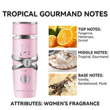 250ML 8.4FL.OZ Amber Vanilla Yara Perfume, Long Lasting Gourmand Fragrance Eau de Parfum Spray, Arabian Perfumes Gift for Women