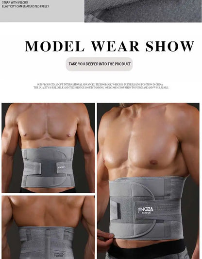 JINGBA SUPPORT Fitness Waist Back Support Belts Sweat Belt Trainer Trimmer Musculation Abdominale Sports Lumbar joint Protector - GabyFit Goods