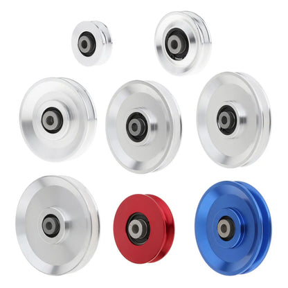 Universal Bearing Pulley Wheel Gym Accessory Sturdy Home Gym Attachments Pulley Wheel Aluminium Alloy Gym Equipment - GabyFit Goods
