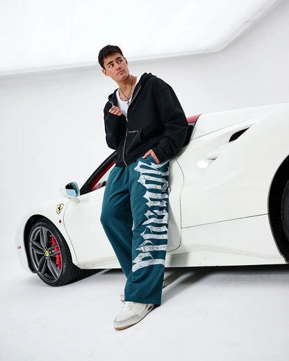 Men's New Summer Gym Training Pants, Harajuku Street Leisure Fitness Cotton Printed Mid-Waist Casual Pants, Designed For Men