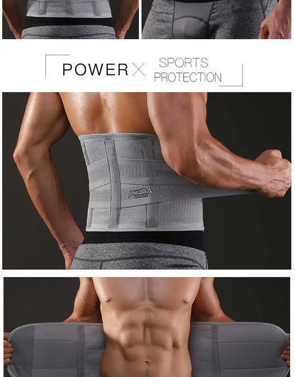 JINGBA SUPPORT Fitness Waist Back Support Belts Sweat Belt Trainer Trimmer Musculation Abdominale Sports Lumbar joint Protector - GabyFit Goods
