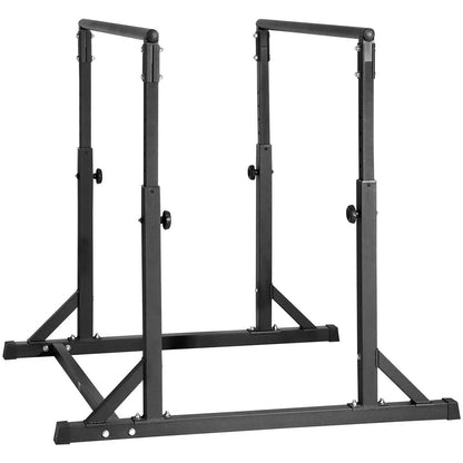 800 Lbs Capacity Dip Bar Stand Adjustable Height Fitness Workout Dip Bar Station Stabilizer Home Gym Parallette Push Stand
