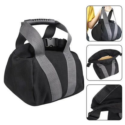 Bodybuilding Training Sandbag  Gym Fitness Accessory  Portable Home Fitness Equipment  Adjustable Cloth Bag Kettlebell Sandbag