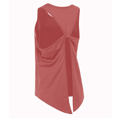 STOUREG Sexy Sleeveless Tank Top Women Loose Short Yoga Shirt, Quick Dry Loose Fitness Tank Top, Loose Training Fitness Clothing