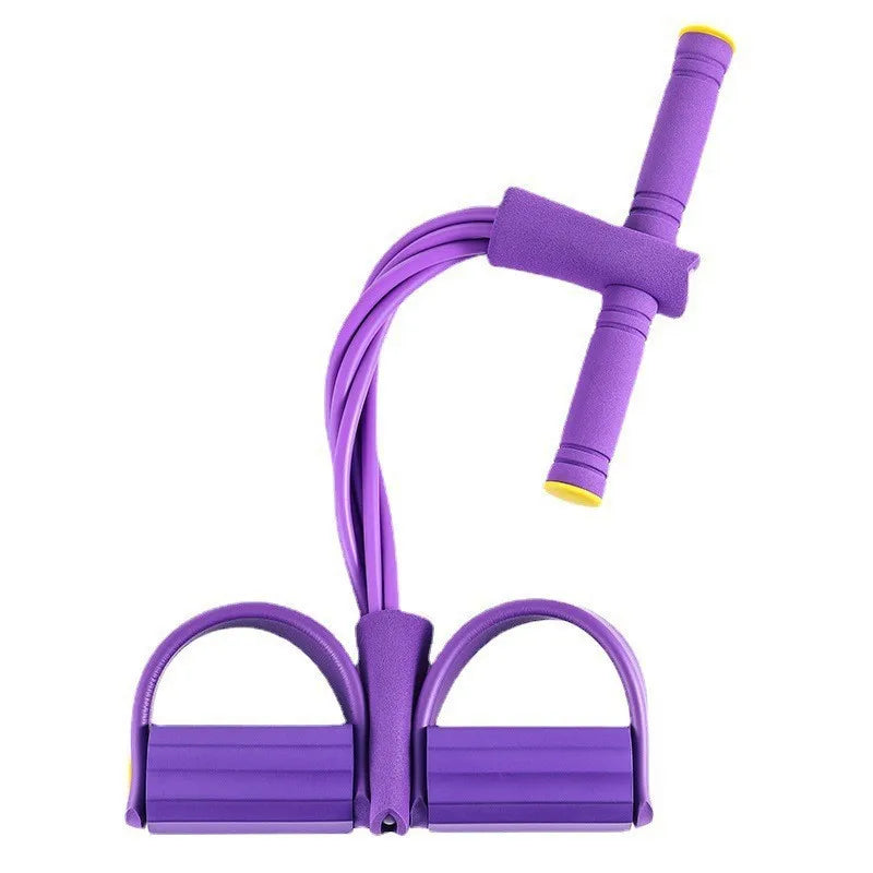 Multifunction Tension Rope Resistance Band Elastic Pedal Puller Leg Stretching Slimming Training Portable Fitness Equipment - GabyFit Goods